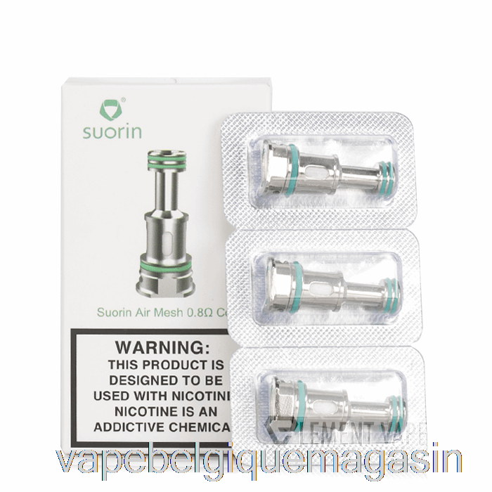 Vape Belgique Suorin Air Mod Bobines De Remplacement Bobines De Maille 0,8ohm